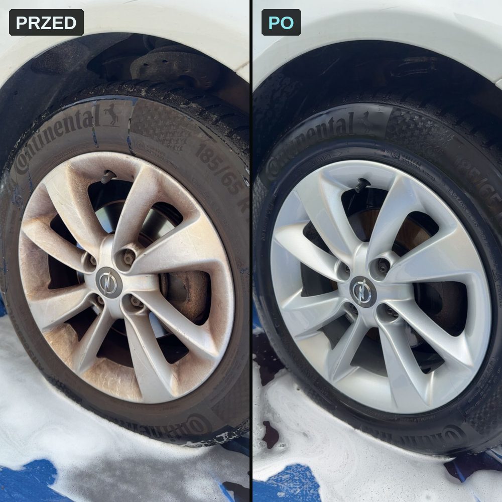 Opel – felga przed i po
