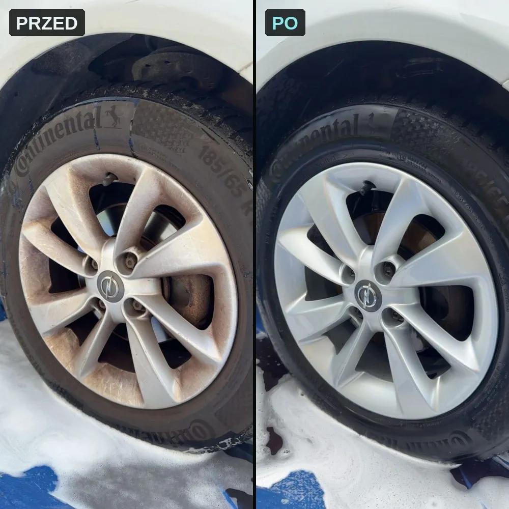 Opel – felga przed i po